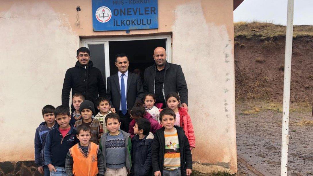İlçe Milli Eğitim Müdürü Caner BUDAK´ın Köy Okullarına Ziyareti 