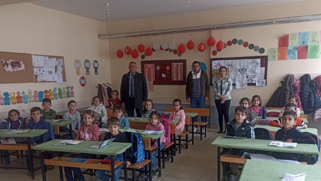 İlçe Milli Eğitim Müdürümüz Recep DOĞAN Köy Okullarını Ziyaret Etti.