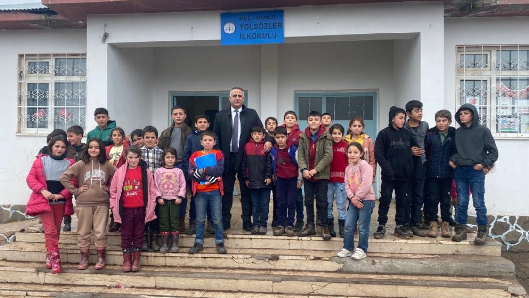 İlçe Milli Eğitim Müdürümüz Recep DOĞAN Köy Okullarını Ziyaret Etti.